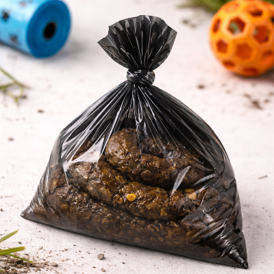 Bag of dog poo